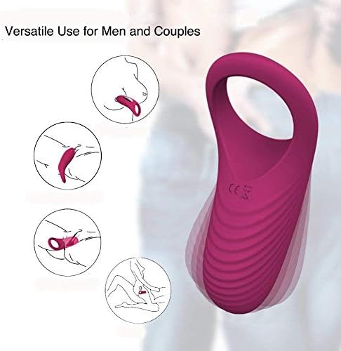 Tovbb Men Vibration Collars Delay Pre-Mature E-Jaculation Ring Tshirt Tovbb