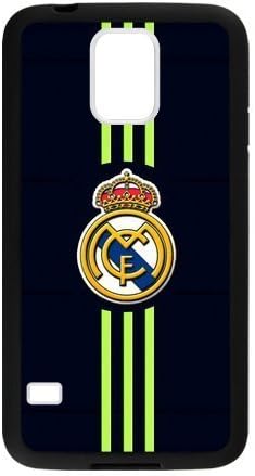 RAROFU The Spanish football team Real Madrid Club Custom Case for Samsung Galaxy S5 (Laser Technology)