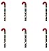 New ROLO Holiday Chewy Caramels in Milk Chocolate Candy Chistmas Filled Cane 2.94 Ounce (Christmas 6 Pack)