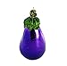 Old World Christmas Eggplant Glass Blown Ornament