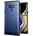 Note 9 Case, VRS Design Transparent Dual Layer Heavy Duty Protection Galaxy Note 9 [Crystal Bumper] (Blue)