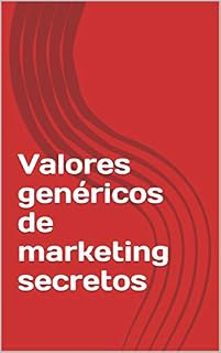 Livro Valores genéricos de marketing secretos