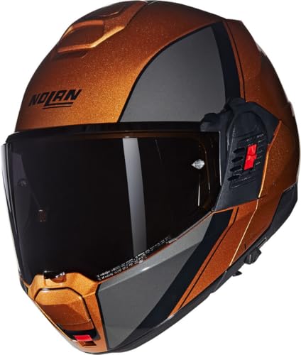 Nolan N120-1 Verniciatura Speciale N-Com Helmet, black/ochre, M (58)