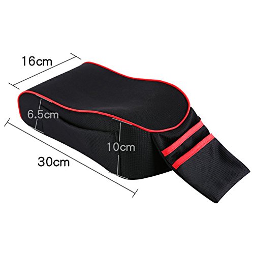Shuohu Soft Car Center Console Cushion(30cm x 16cm) Vehicle Seat Cushions Armrest Pillow Arm Pad - Thumbnail 2