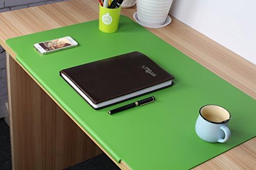 Tomato eggs Ultra-Smooth Writing Pad Desk Mat for Desktops and Laptops Desk Pad, (Green 27.5"/70cm x 17.7"/45cm) PVC Desk Pad &amp; Protector Mouse Pad