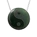 Stellia Yin Yang Jade Necklace 18” – 20” Adjustable Silver Plated Chain