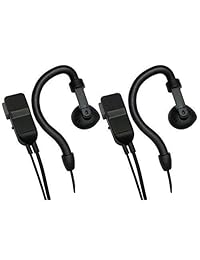 Auriculares con clip en la oreja Reyinl RYL15 para radios GMRS de Midland con compartimiento de PTT / VOX - par