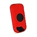 TUFF LUV Silicone Gel Skin Case & Screen Cover for Garmin Golf Approach G8 - Red