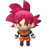 Great Eastern Entertainment Dragon Ball Super Dragon Ball Z Super Saiyan God SSG Goku Plush, 8