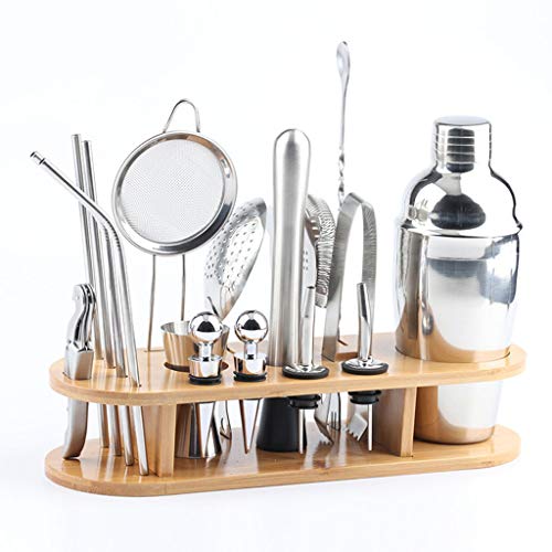 AMAZOM 17 Stück Barkeeper-Kit Mit Ständer, 25 Unzen Edelstahl Cocktail Shaker Home Bar Tools Set Für Home Professional… – Bild 4