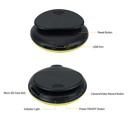 Mini Hidden Shirt Camera Recorder - Micro Video Recorder with Photo Taking Function, 16GB Memory Card Built in - Thumbnail 4