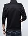 KIWEN Men's Cotton Slim Fit Outwear Coat Jacket,Black,US M/Tag size: XXL