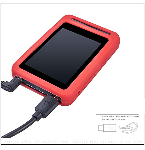 Fromsky Case for Searick MP3 Player, Silicone Skin Protective Cover Case (Black)