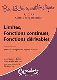 Limites, fonctions continues, fonctions dérivables by 