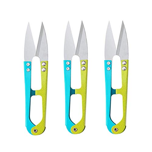 Eraimp Embroidery Tailor U Sewing Trimming Thread Clippers Scissors Cutter Nipper 8 Pieces Thread Seam Remover Stitch Unpicker Thread Cutter Tools Sewing Art Work,Threading,Needlework - Thumbnail 2
