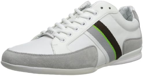 Hugo Boss Men's Space Leather Fashion Sneaker
