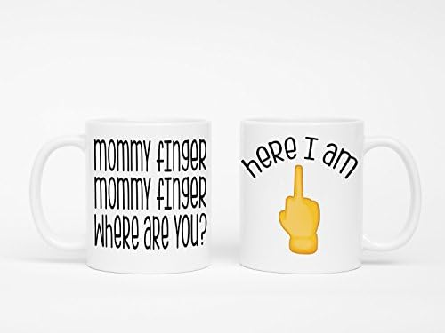 Mommy Finger Where Are You Mug - Here I Am Mug - Daddy Finger