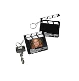 12 Director's Clapboard Keychain Party Favors - Photo Frames