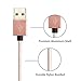 Aonsen 3Pack 6FT Charging Cable Cord Nylon Braided 8 Pin to USB Lightning Cable Charger Cord for iPhone 7/SE/5/5s/6/6s/6 Plus,iPad Air/Mini,iPod,Compatible with iOS10(Rose-Gold)