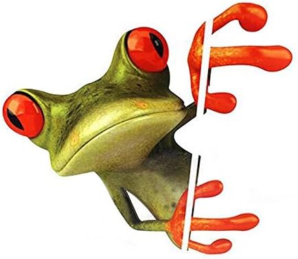 Rungao Funny 3D Peep Frog Funny Car Stickers Window Decal Graphics Sticker Decals
