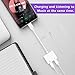 Lightning to 3.5mm Headphone Jack Adapter, Aux Audio Adapter & Charging Cable Headphone Accessories Earphone Dongle Connector Compatible with iPhone 7/7 Plus 8/8 Plus X Xs XR Support All iOS Systemthumb 2