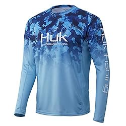 HUK Men's Icon X Camo Long Sleeve Performance
