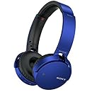 Sony MDRXB650BT/L Extra Bass Bluetooth Headphones, Blue