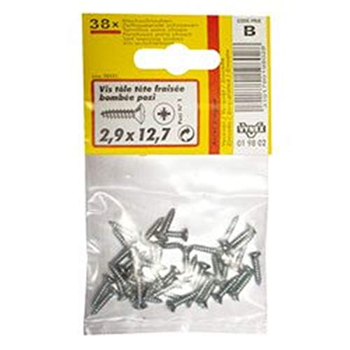 VYNEX 3101780198288 Schrauben TFB Parker 4,85 x 38 CP:2, Grau, One Size