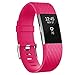 Vancle Bands for Fitbit Charge 2 Special Edition, Adjustable Replacement Accessory Sport Wrist Band (No Tracker), Fuchsia, Large