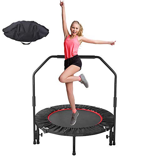 GARTIO 40" Foldable Mini Trampoline, Fitness Rebounder for Adult&Kids