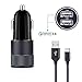 Type C Charging, NINIBER Dual Port Car Charger Power Adapter Plug 6ft USB C Cable Charger Compatible LG V30 V40 Q8 Q7 stylo 4 Plus G7 V35 V30S thinQ HTC U11/Life/10/Bolt/Ultra/U12 Oneplus 6 5 5T 3
