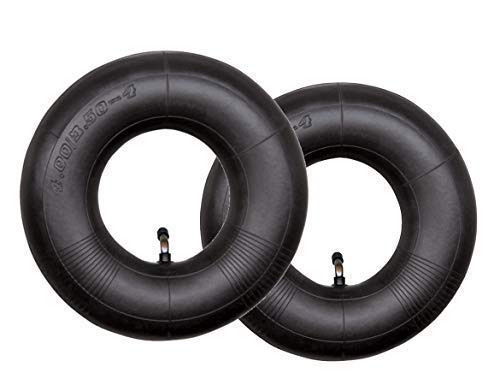 2X Bent Valve Inner Tubes 4" x 3.5-4.0 (3.5/4.0-4) for Sack Trucks Trolleys Wheel Tubes