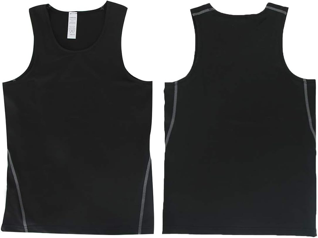 Youth Boys Girls Compression Tank Tops Athletic Sleeveless Shirt Undershirts Workout Base Layer Vest: Clothing