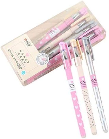 Potatogirl 12Pcs Erasable Ballpoint Pens - 0.38MM Fine Tip Black Ink - Writing Pen for Kids Students Teachers - Educational Supplies - Office & School Stationery (Multicolor)