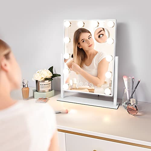 Nusvan Vanity Mirror with Lights,Makeup Mirror with Lights,3 Color