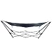 Pure Garden Portable Hammock with Stand-Folds and Fits into Included Carry Bag for Easy Travel-Perfect for Backyard, Pool, Beach, Hiking Black