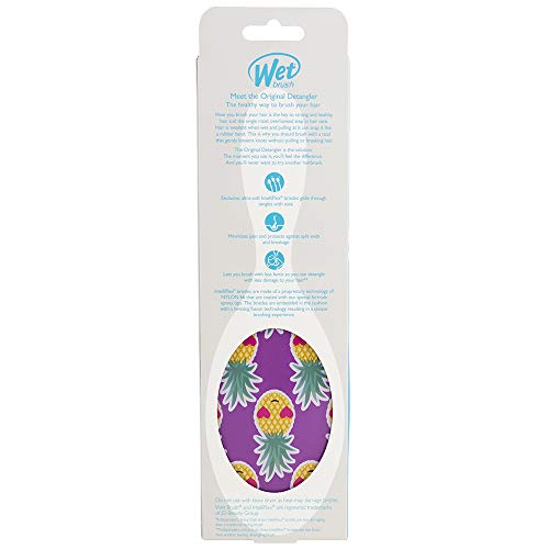 image for Wet Brush Happy Hair Detangling Brush Smiley Pineapple, 1 Ea, 1count, 