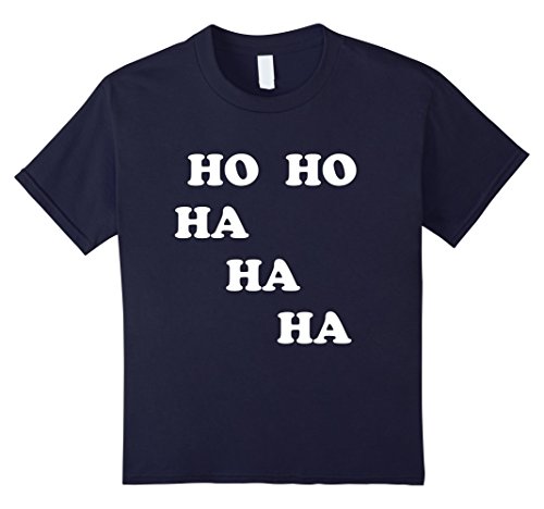 unisex-child HO HO HA HA HA Laughter Yoga Tee Shirt Students Teachers 6 Navy