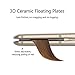 ETEREAUTY Hair Straightener, Hair Straightens & Curls with Adjustable Temp, Professional Flat Iron for Hair Styling，Luxurious Gold