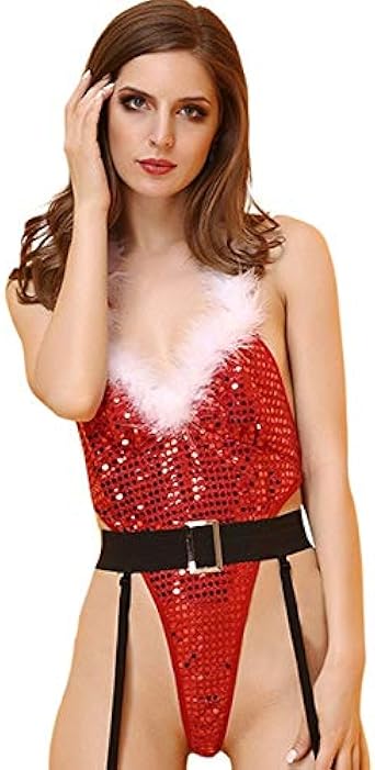 Immagini Hard Di Natale.Set Di Biancheria Sexy Costumi Porno Di Natale Intimo Erotico Da Donna Cosplay Cappello Di Babbo Natale Abiti Babydoll Dress Langerie Xxl Red Amazon It Abbigliamento