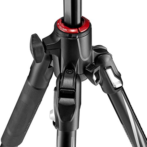 Manfrotto Befree GT XPRO Aluminium: Stativ mit Kugelkopf 496, M-Lock-System, 90-Grad-Säule, 200PL-PRO-Platte, für DSLR… – Bild 5