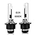 D2R HID Xenon Headlight Replacement Bulbs 35W 6000K High And Low Beam ZRSJ Car Headlights (Pack of two bulbs) - 2 Year Warranty (6000k, D2R)