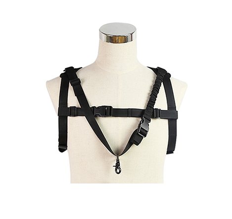 HTUK® Airsoft One Point Sling Tactical One Point Sling Military Army Heavy Duty Airsoft Outdoor Sports Hunting (Black)