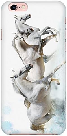 Ground Manners iPhone 6/6s Case Horses Running In Snow Equestrian Design