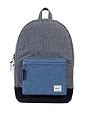 Herschel Supply Co. Settlement, Charcoal Crosshatch/Navy Crosshatch/Black/Black, One Size