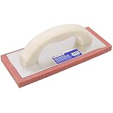 Edward Tools Rubber Sponge Float - 10&rdquo; x 4&rdquo; x 5/8&rdquo; - Flat for Masonry, Concrete, Drywall, Stucco or Grout - Fine Texture Rubber Sponge Pad