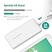 RAVPower Portable Chargers 20000mAh USB Battery Pack with Dual iSmart 2.0 USB Ports, 3.4A Max Output, 2.4A Input Power Bank for iPhone, iPad, Galaxy, and Android Devices (White)