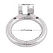 TERNENCE Stainless Chastity Device Base Ring Male Cock Cage Spares H040 (1.57 inch / 40mm)