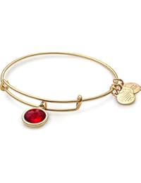 Bangle Bar Imitation Birthstone Bangle Bracelet, 2.75"