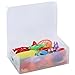 kilofly 10 Kids Women Smart Storage Containers Foldable Clear Shoe Box Set